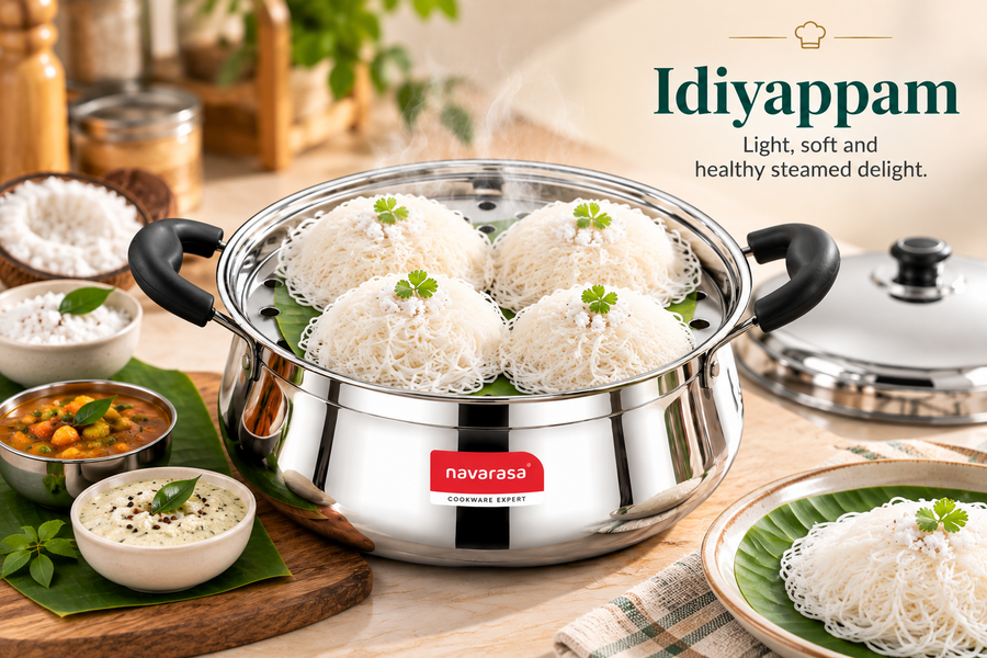 Steamed Idiyappam
